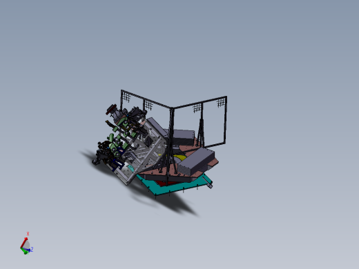 汽车发动机缸盖焊接夹具（汽车引擎盖焊接夹具）