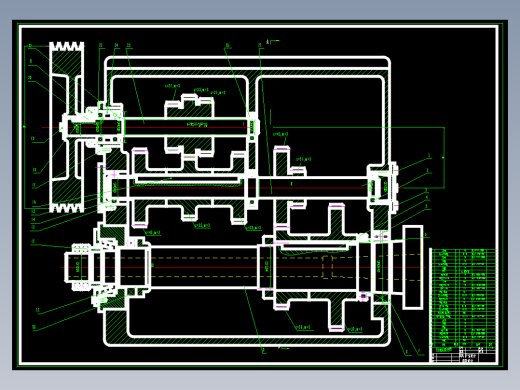 题目21-分级变速主传动系统设计