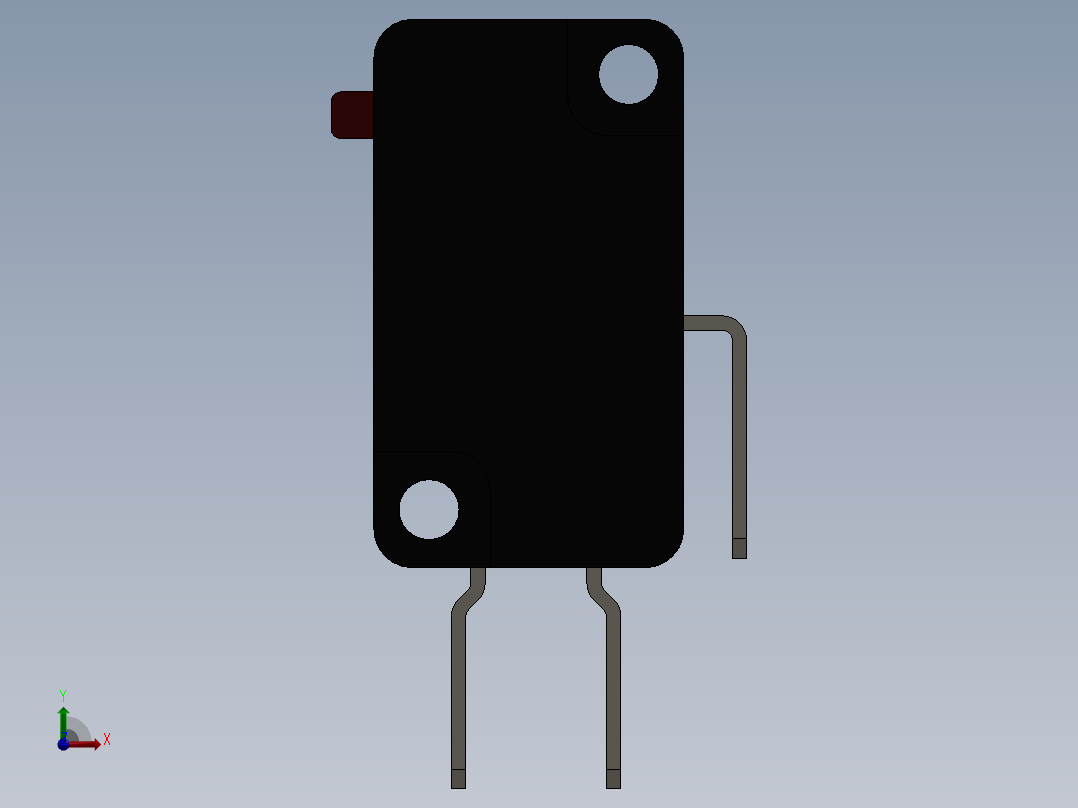 微动开关前视图