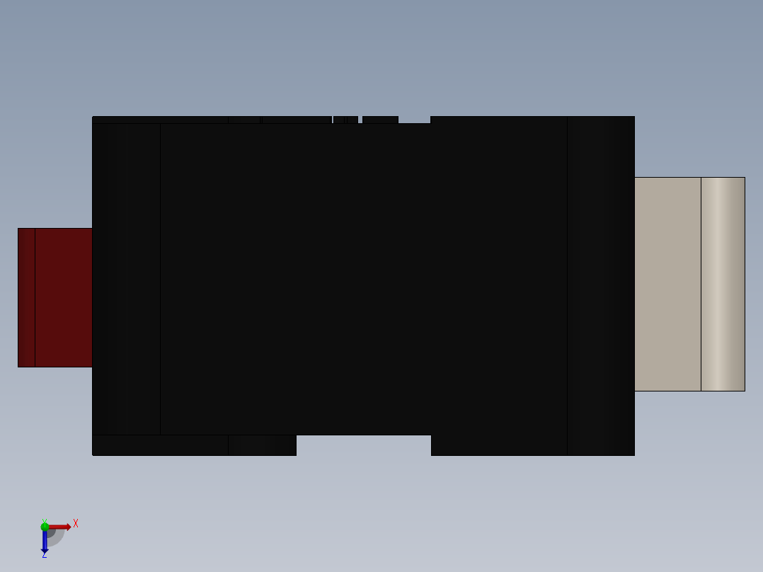 微动开关俯视图