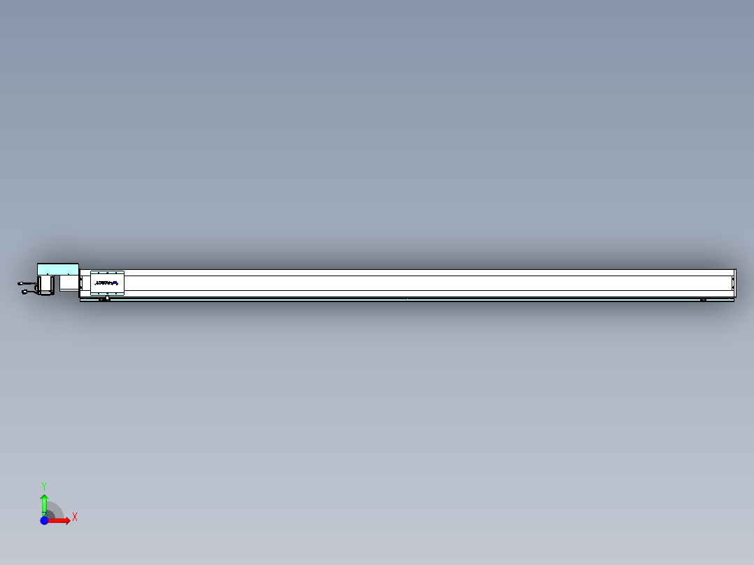 威洛博VBC同步带传动一无尘环境VBC14-L45-S2850-BR-ZP75-C3前视图