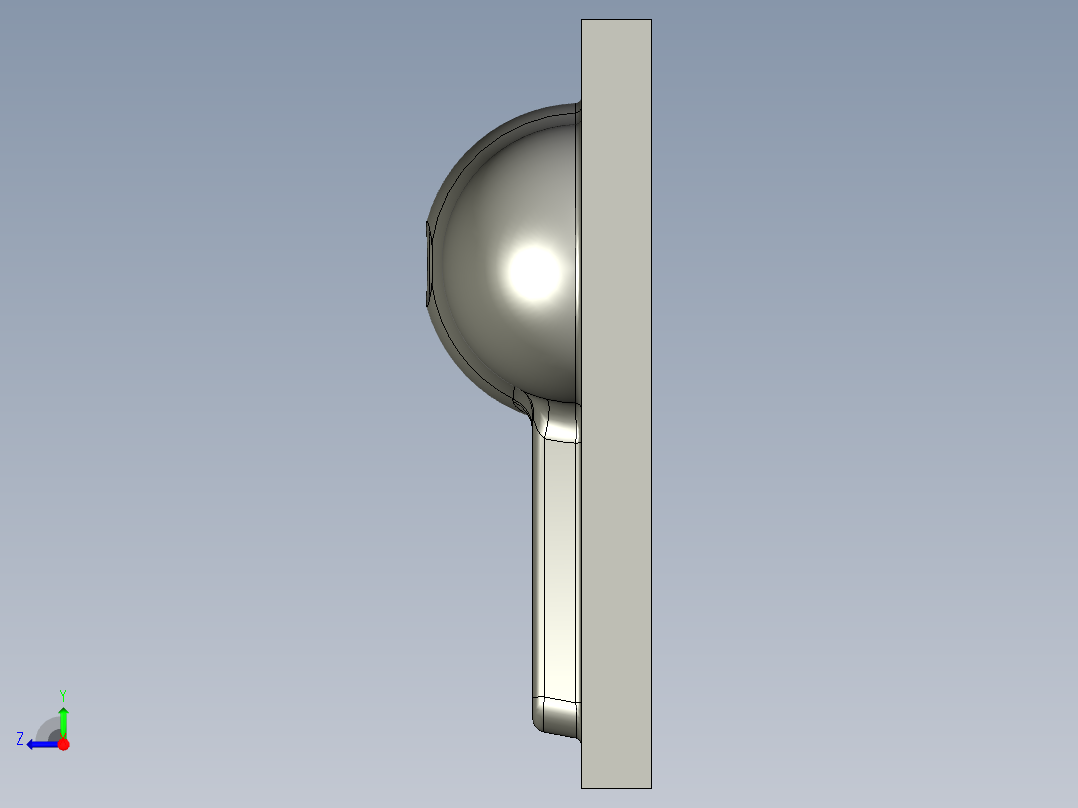 模腔零件4（CADu0026数控加工）右视图