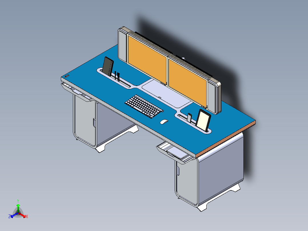 坐立两用式办公桌 IGS
