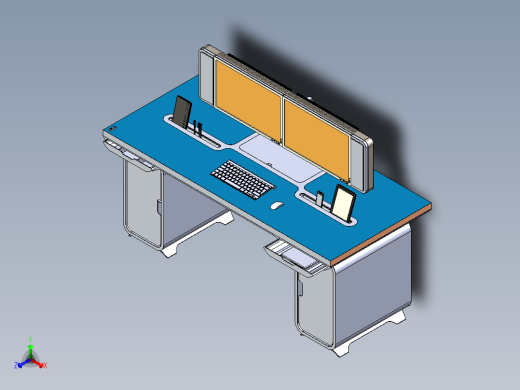 坐立两用式办公桌 IGS