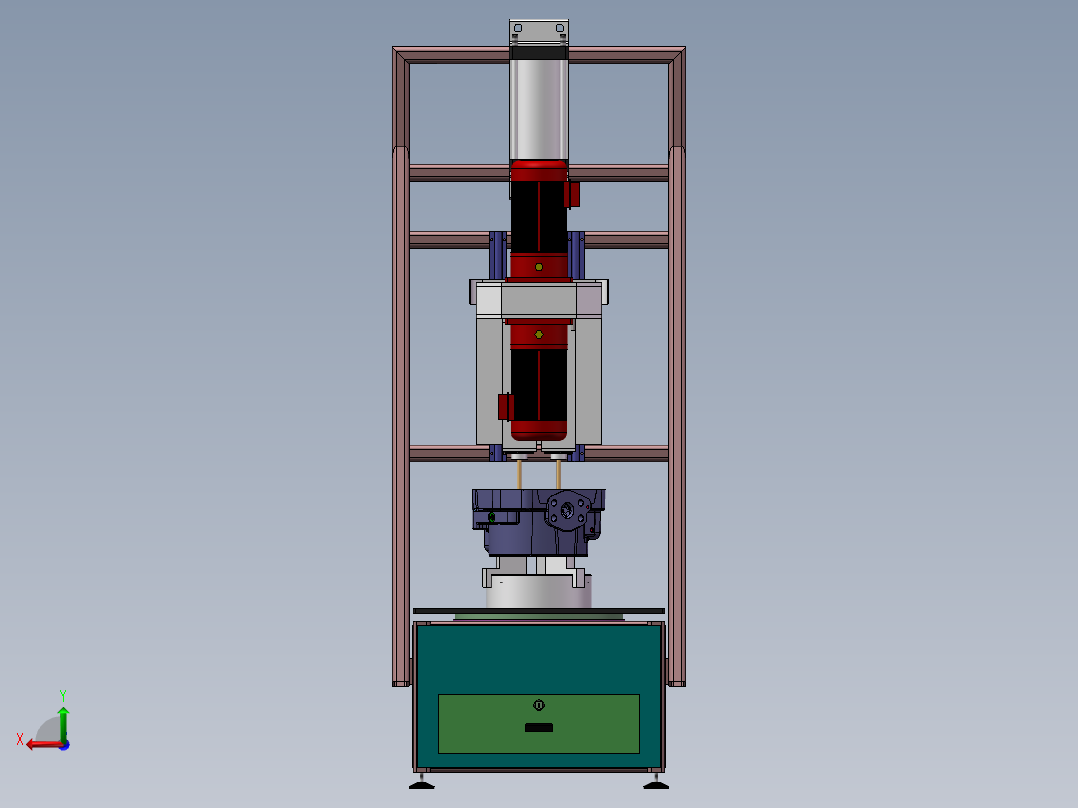 单面研磨机后视图