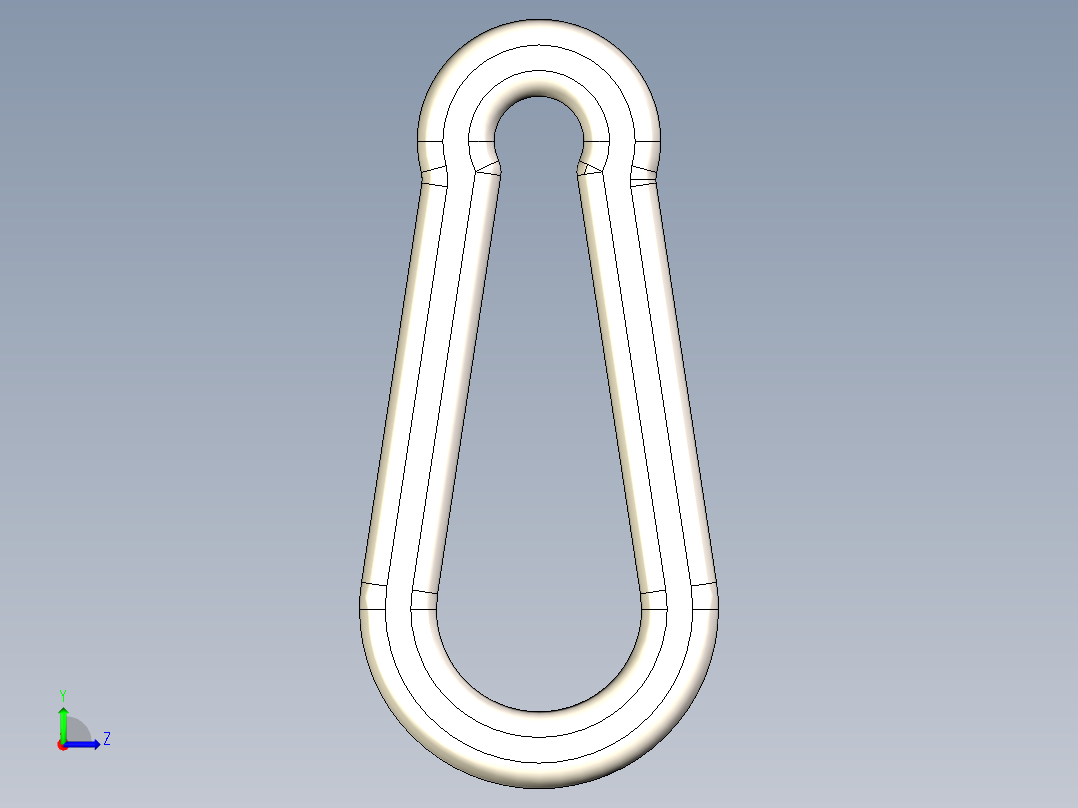 型材-KJN SPRUNG CARABINER KJN901309左视图