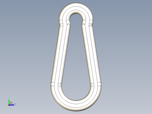 型材-KJN SPRUNG CARABINER KJN901309左视缩略图