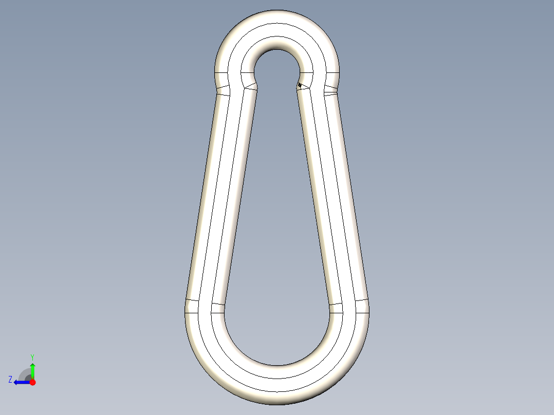 型材-KJN SPRUNG CARABINER KJN901309右视图