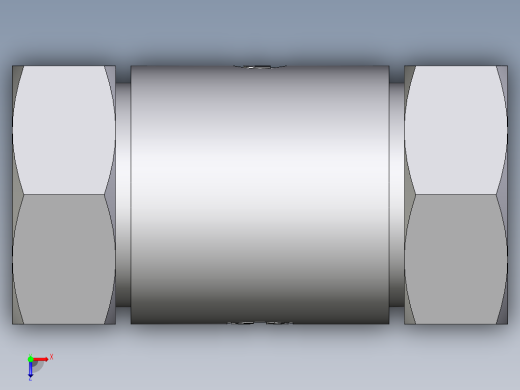 卡套式工业通用硬管接头EO_Weld_bulkhead_fitting_ESV42ZL俯视缩略图