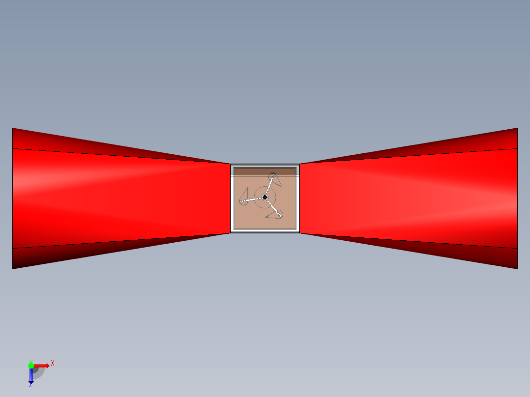 小型LENZ2风力涡轮机俯视图