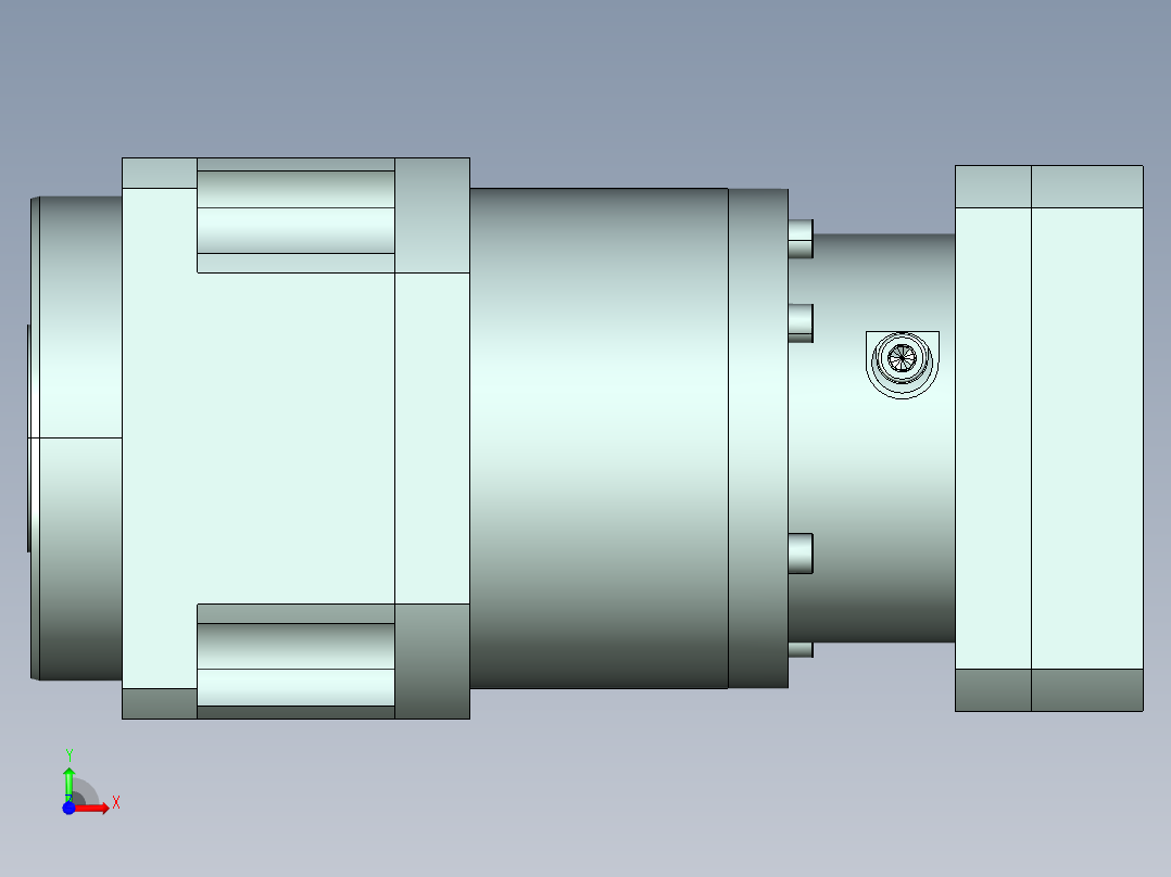 直齿孔PLX180-L3 42-114.3-200-M12-ZJ.stp前视图