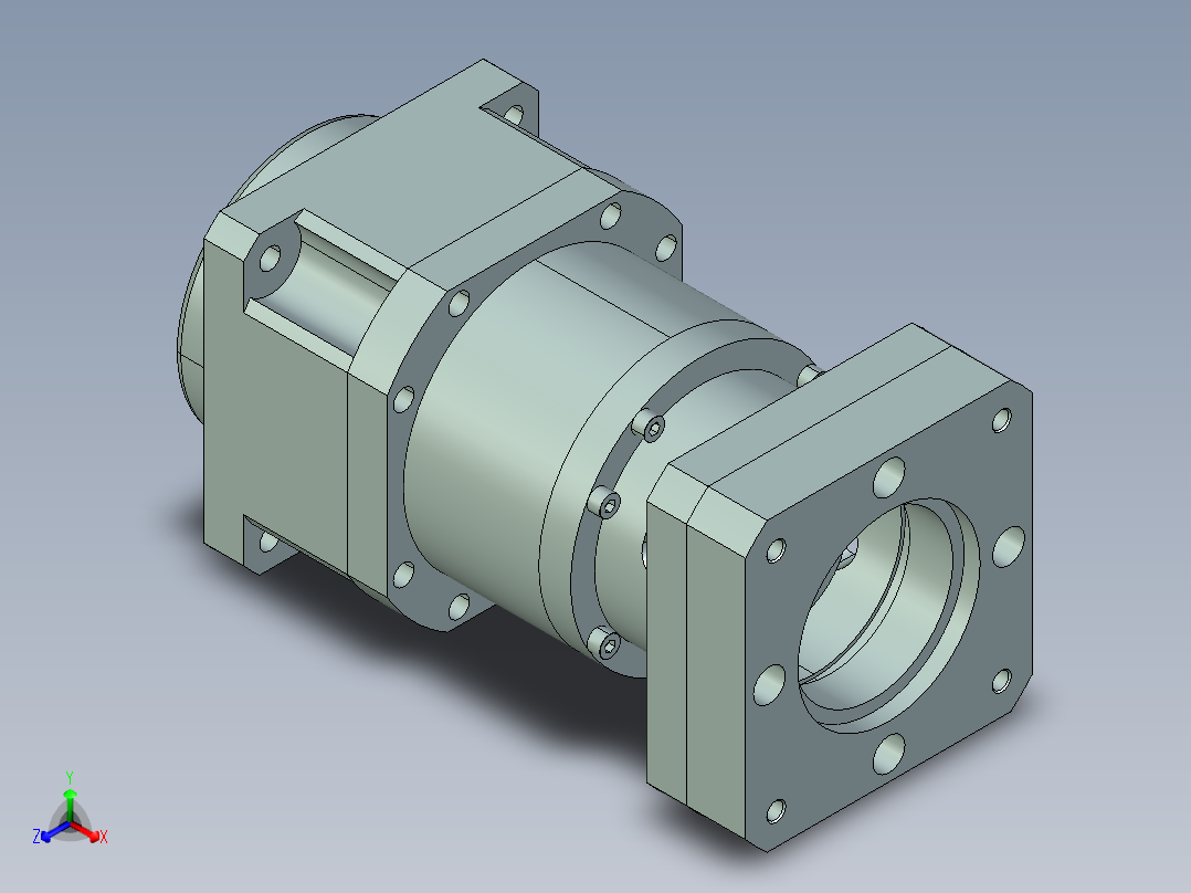 直齿孔PLX180-L3 42-114.3-200-M12-ZJ.stp正等轴测图
