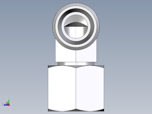 卡套式工业通用硬管接头EO_Swivel_nut_elbow_EW10LOMDCF右视缩略图