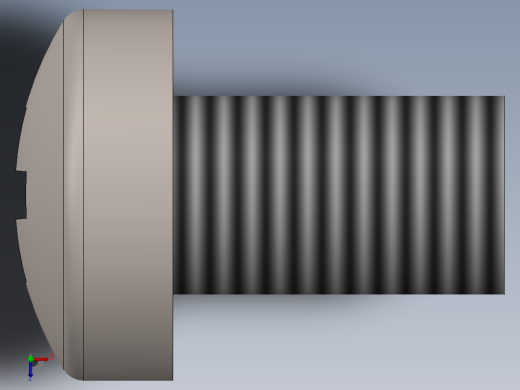 螺丝 M3 十字盘头-M3 x 5 Screw head.SLDPRT俯视缩略图