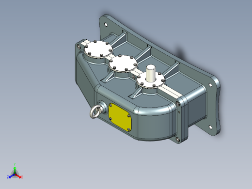2 STAGE二级斜齿轮减速箱