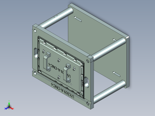 UX301-A-笔记本CNC工装夹具三维模型CNC4-8-15正等轴测缩略图