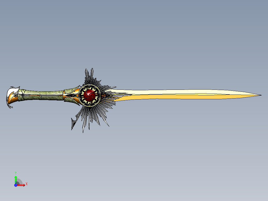 剑、宝剑(102)前视图