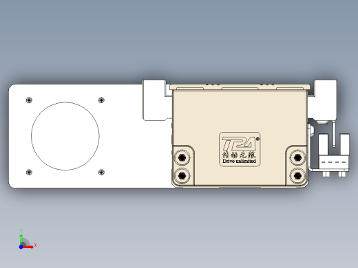 TPA-KNR-60E-1205C-L650A1-ML-P10-N3线性模块铝制底座前视缩略图