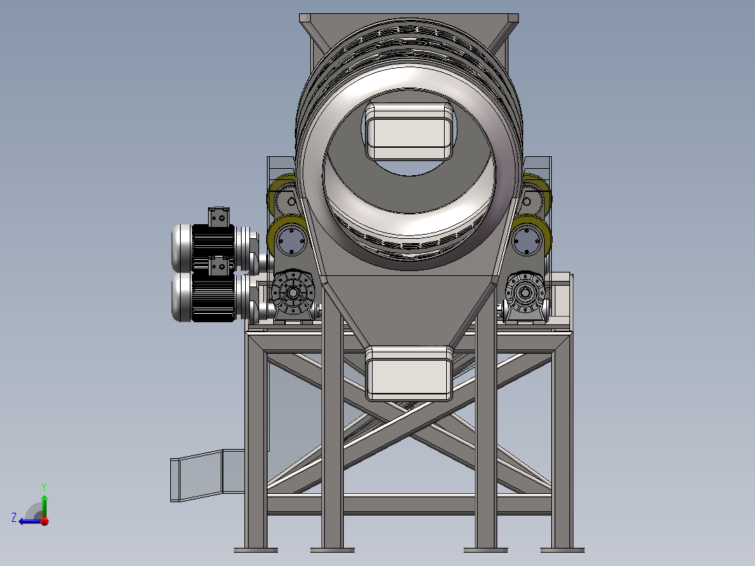 马铃薯分拣机sw20右视图
