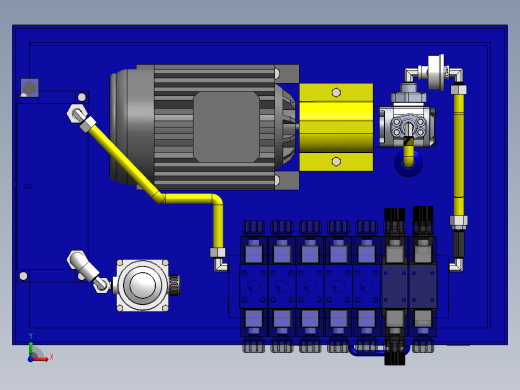 液压站系统前视缩略图