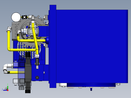 液压站系统右视缩略图
