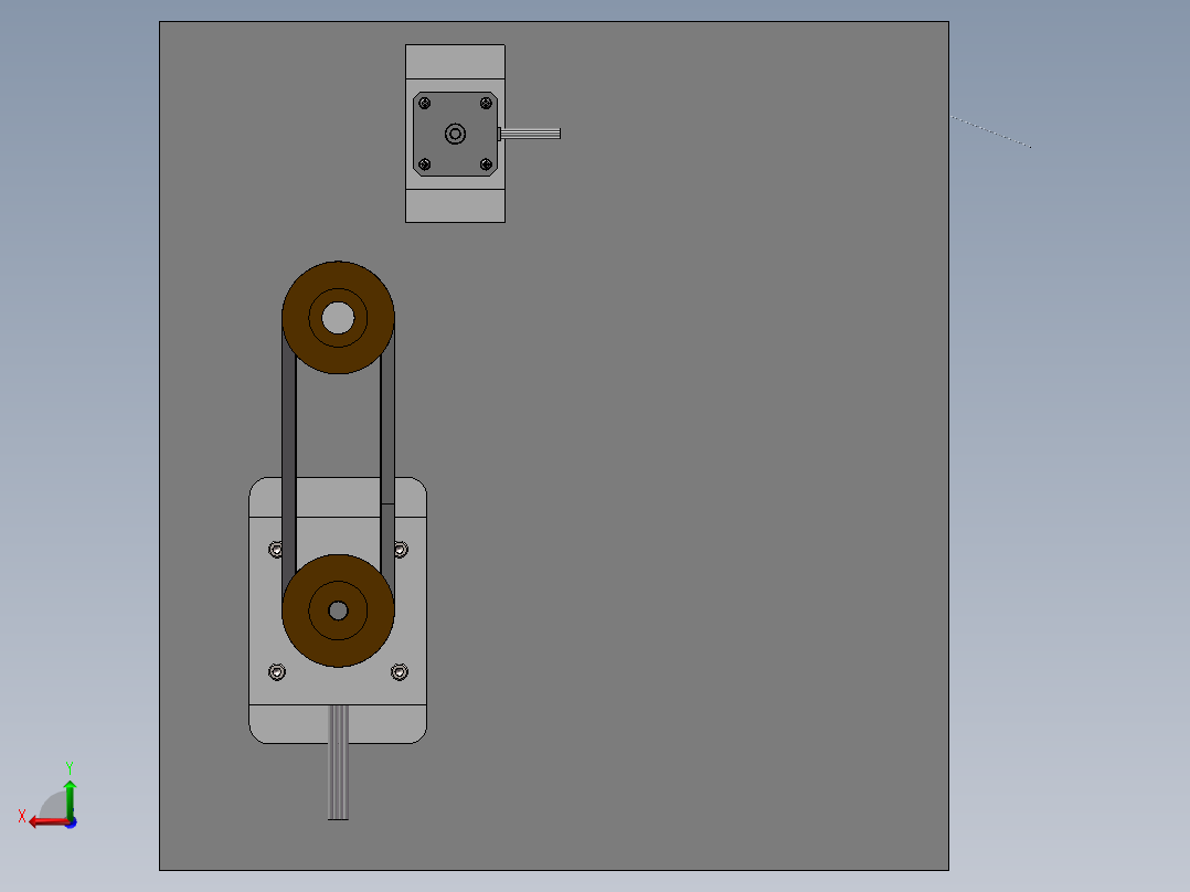 纱线卷绕机三维加二维加动画后视图