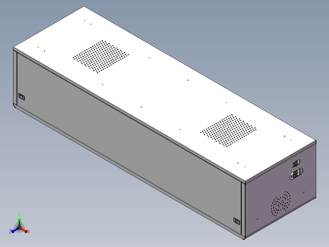 电控柜、螺装卧式机箱方案2018.3.27--sty正等轴测图