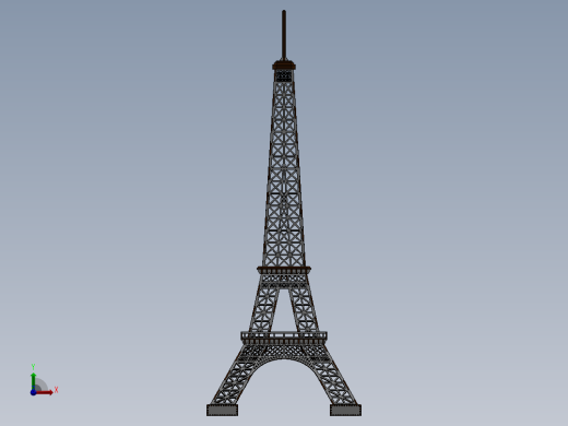 埃菲尔铁塔(4)前视缩略图