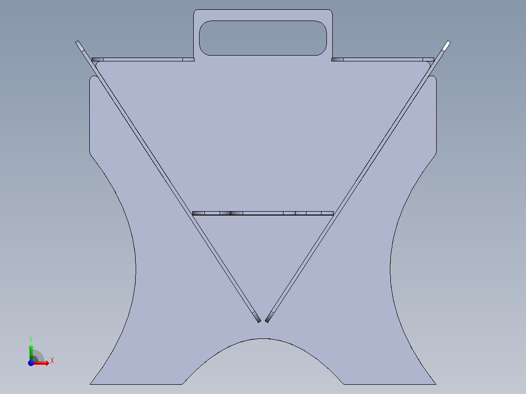 小烤架（3mm）前视图