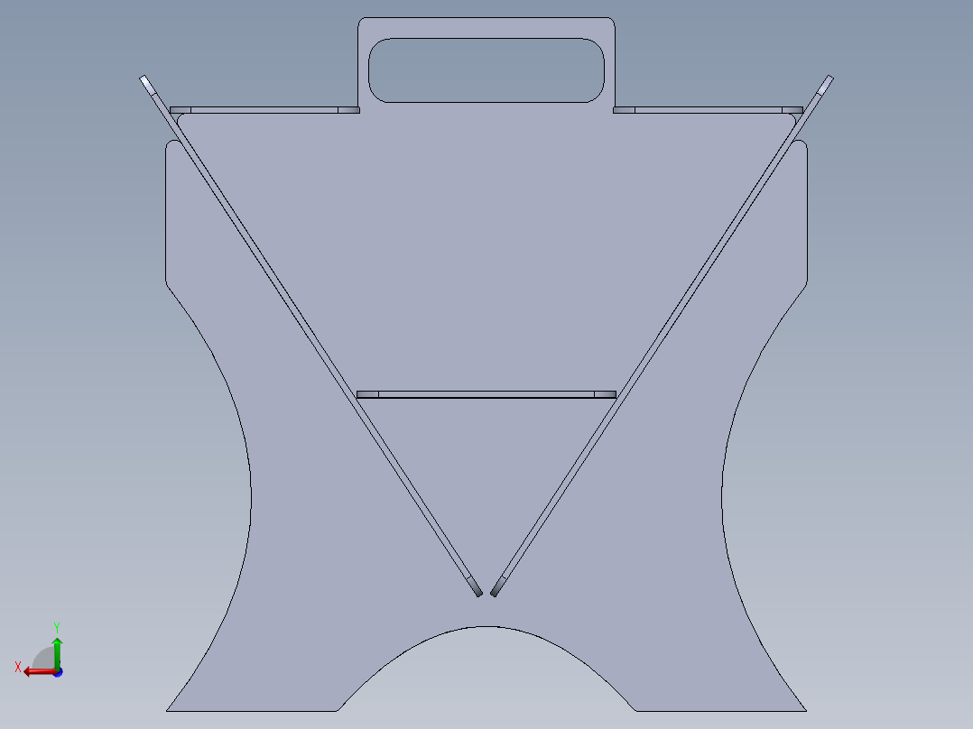 小烤架（3mm）后视图