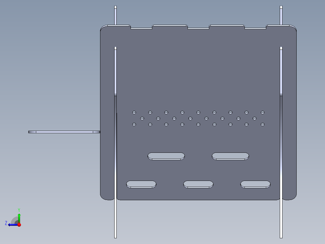 小烤架（3mm）右视图