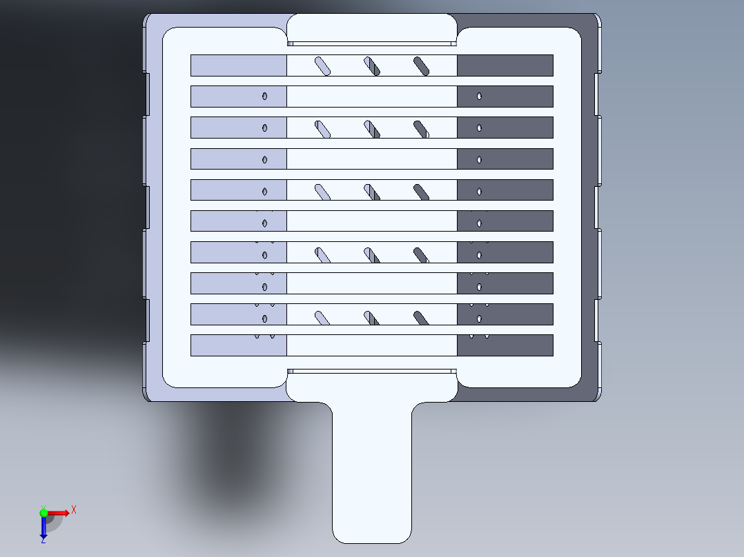 小烤架（3mm）俯视图