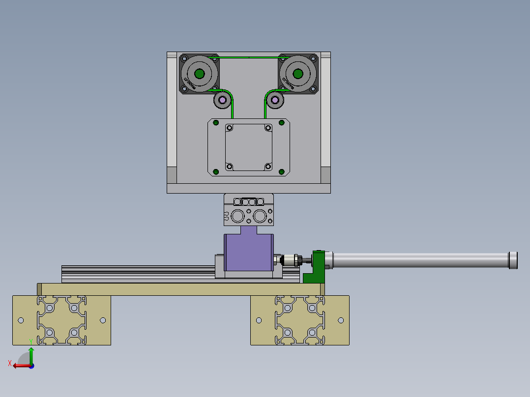 搬运机构后视图