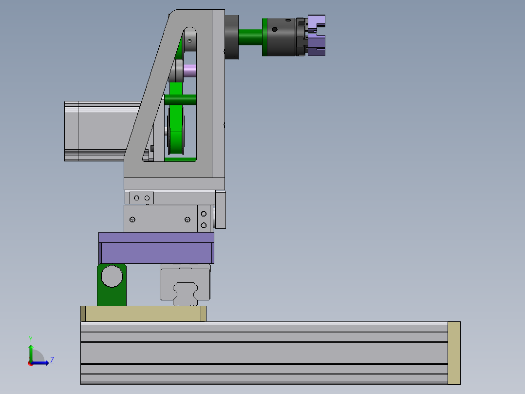搬运机构左视图