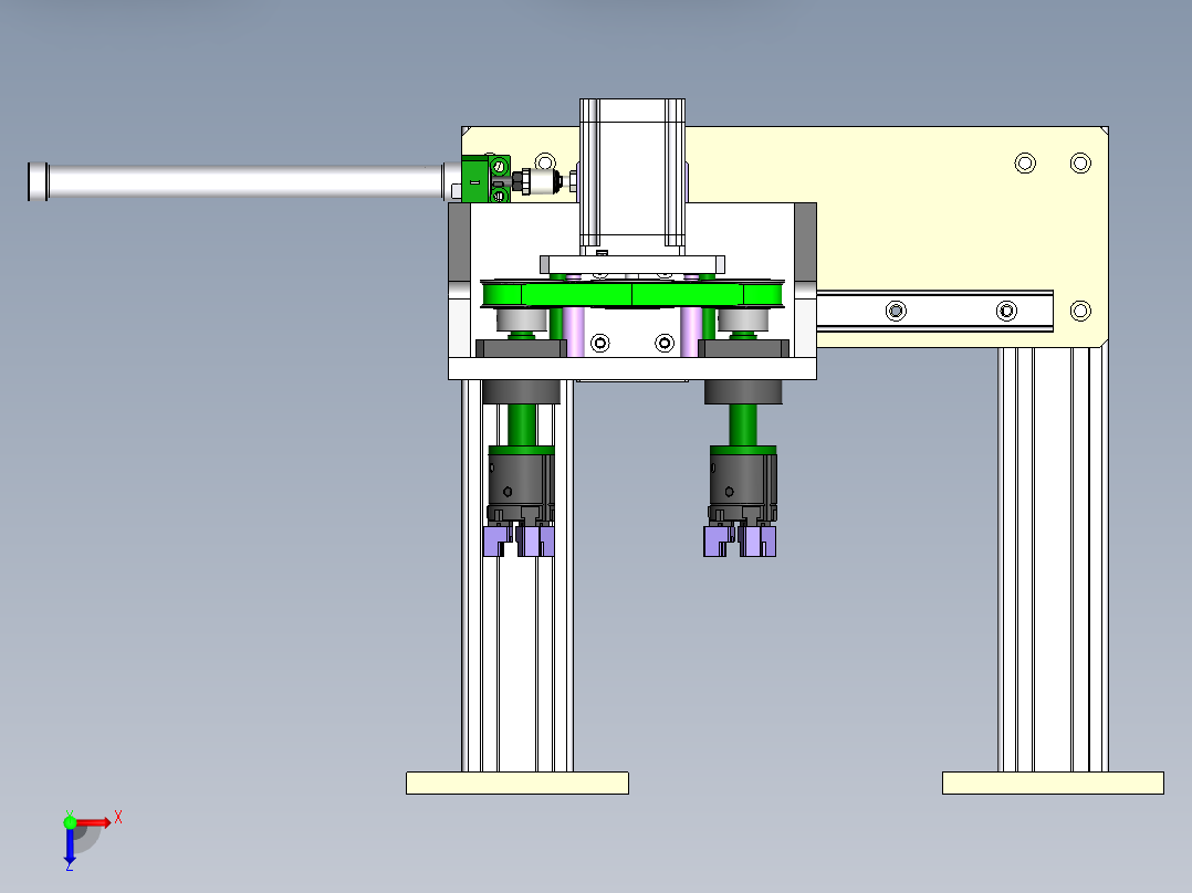 搬运机构俯视图