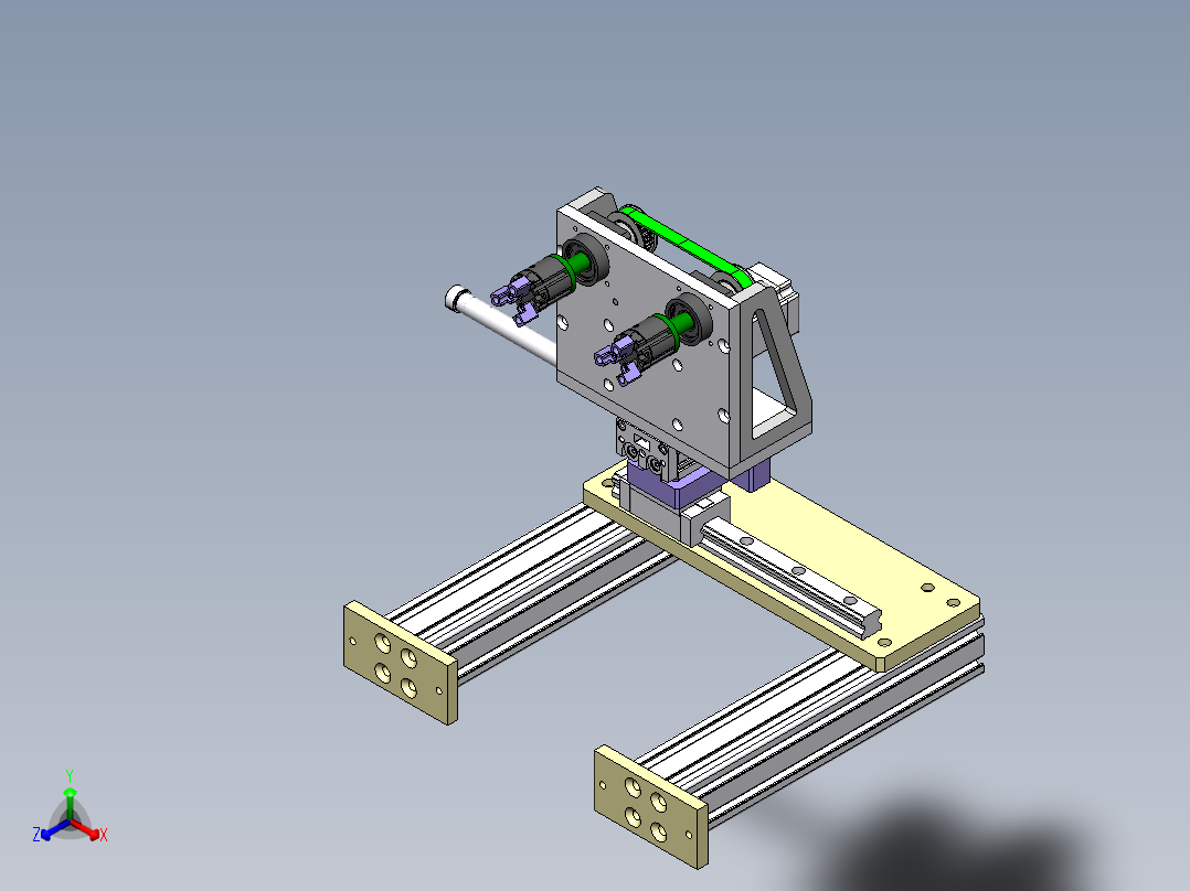 搬运机构正等轴测图