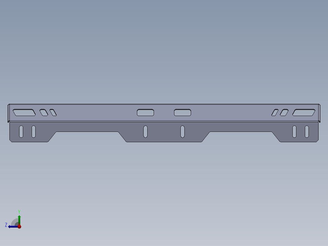 车顶帐篷 Molle 面板架右视图