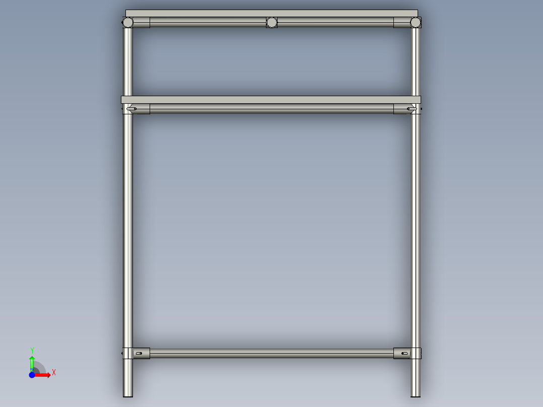 2513号办公桌前视图