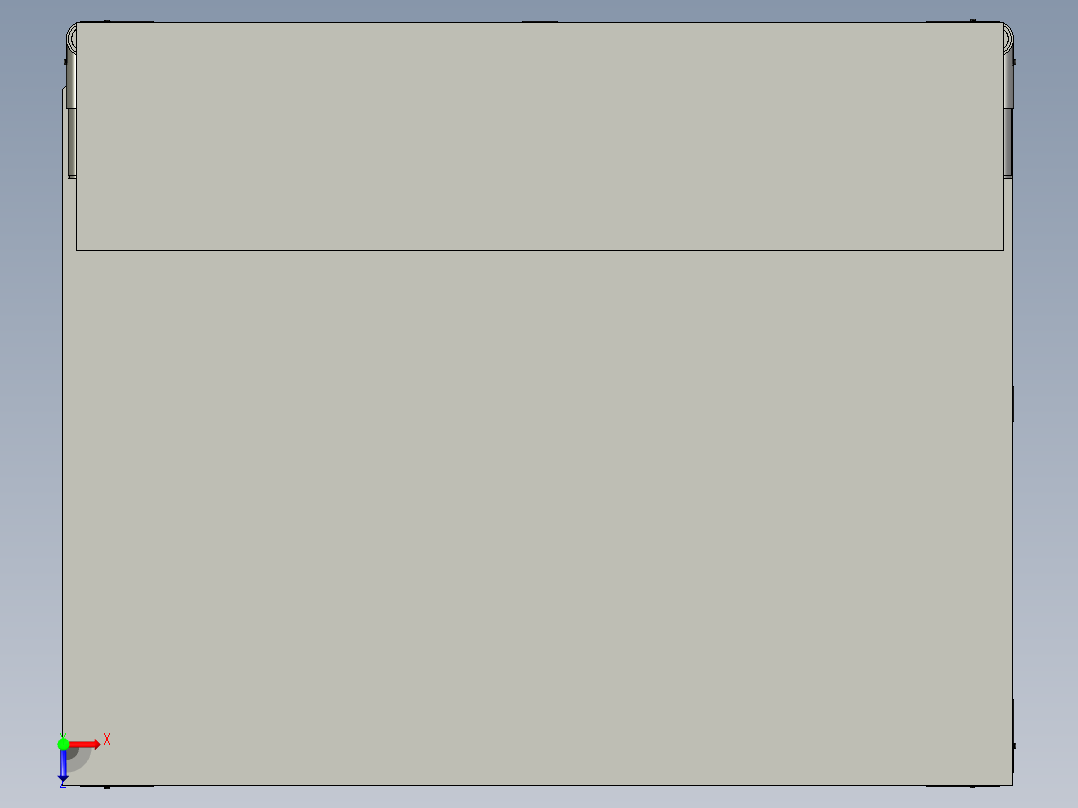 2513号办公桌俯视图