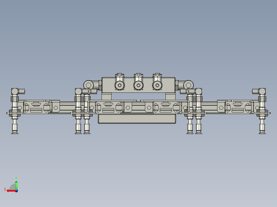 gh5吸盘支架组件3-30JT1002LT-C05-X1后视图
