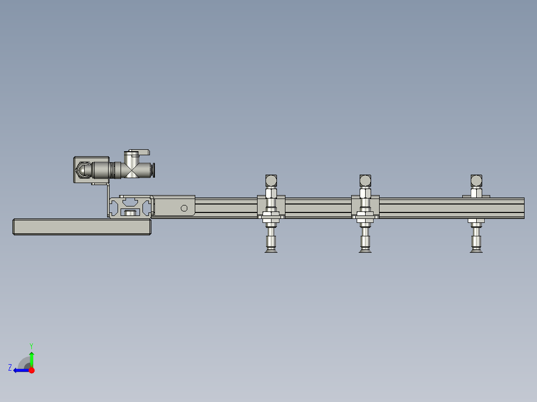 gh5吸盘支架组件3-30JT1002LT-C05-X1右视图