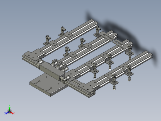 gh5吸盘支架组件3-30JT1002LT-C05-X1正等轴测缩略图