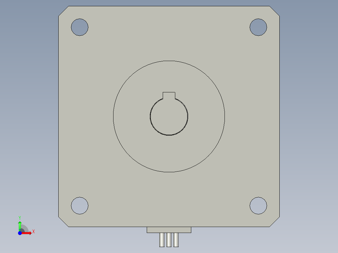 雷赛步进110HS20前视图
