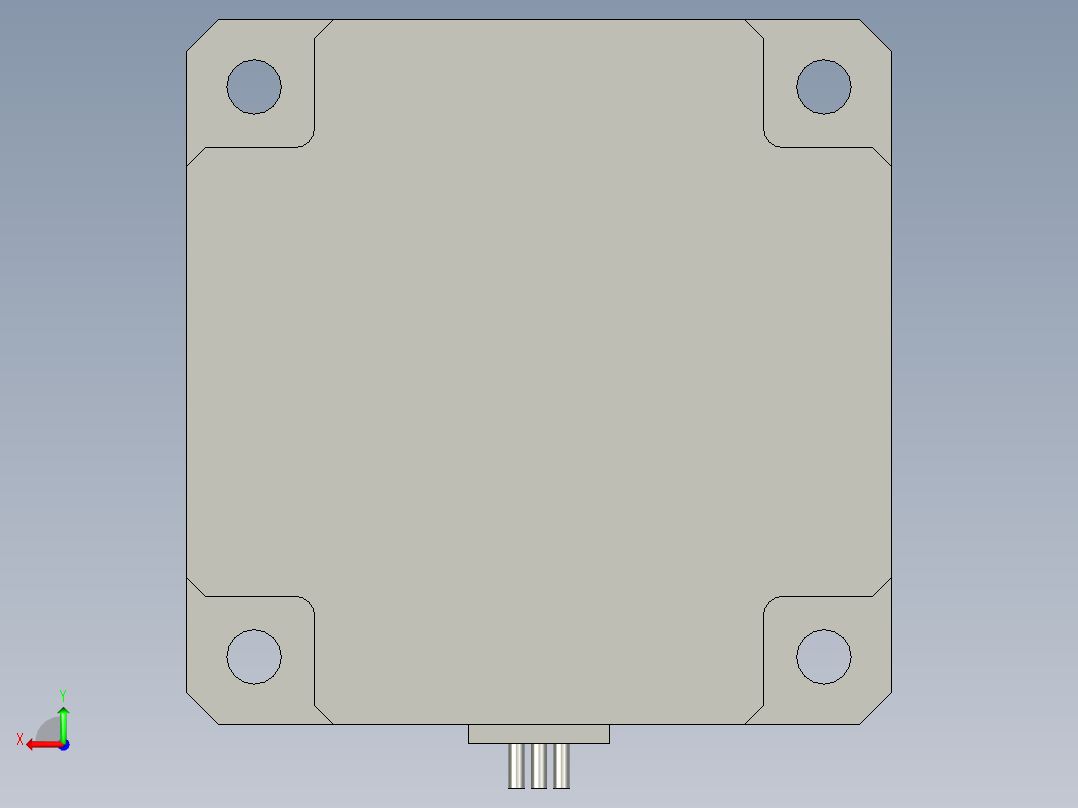 雷赛步进110HS20后视图