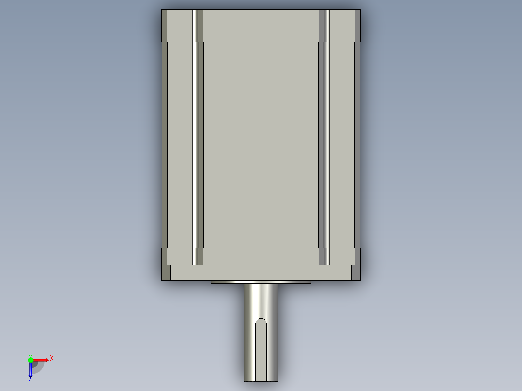 雷赛步进110HS20俯视图