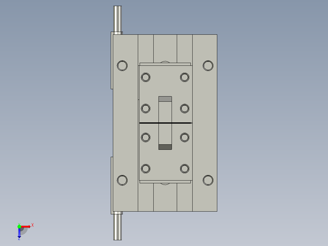 穿针导向机构1rev2俯视图