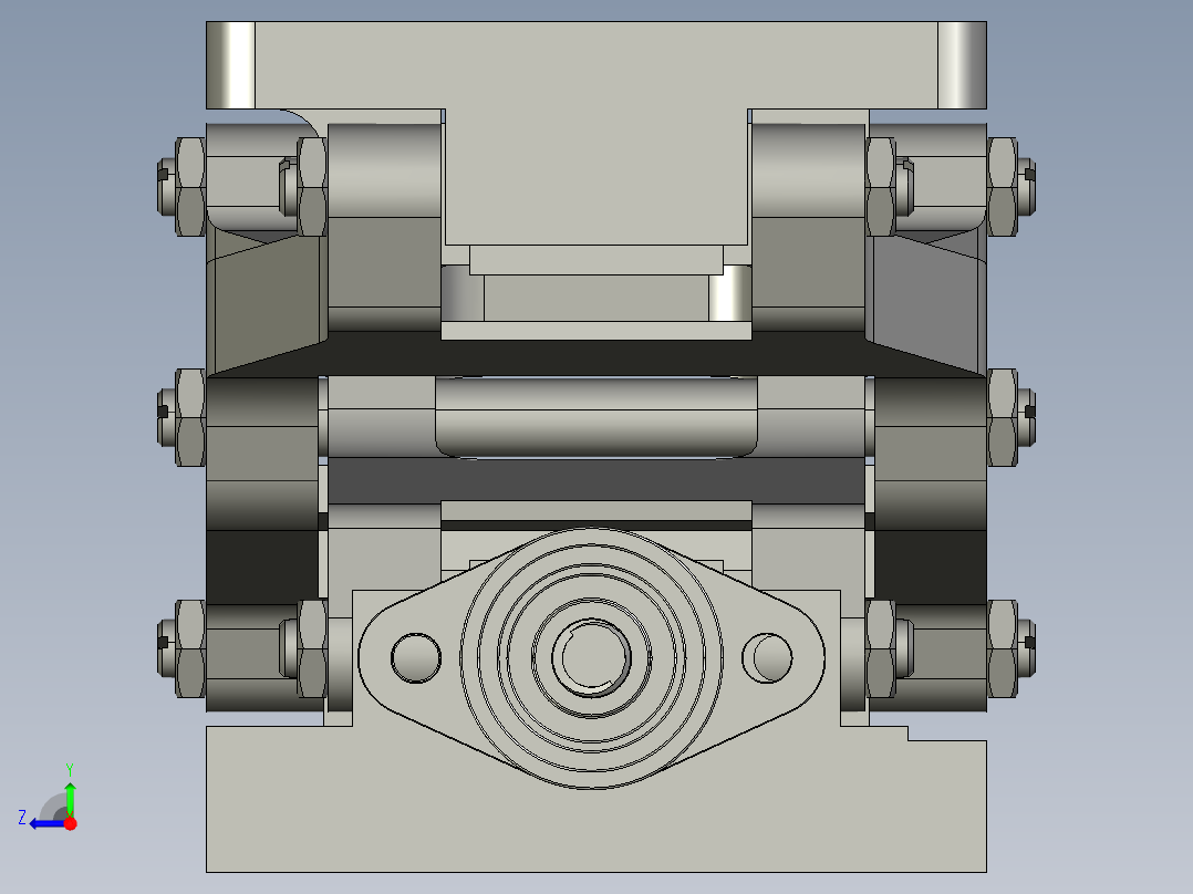 升降台80x50右视图