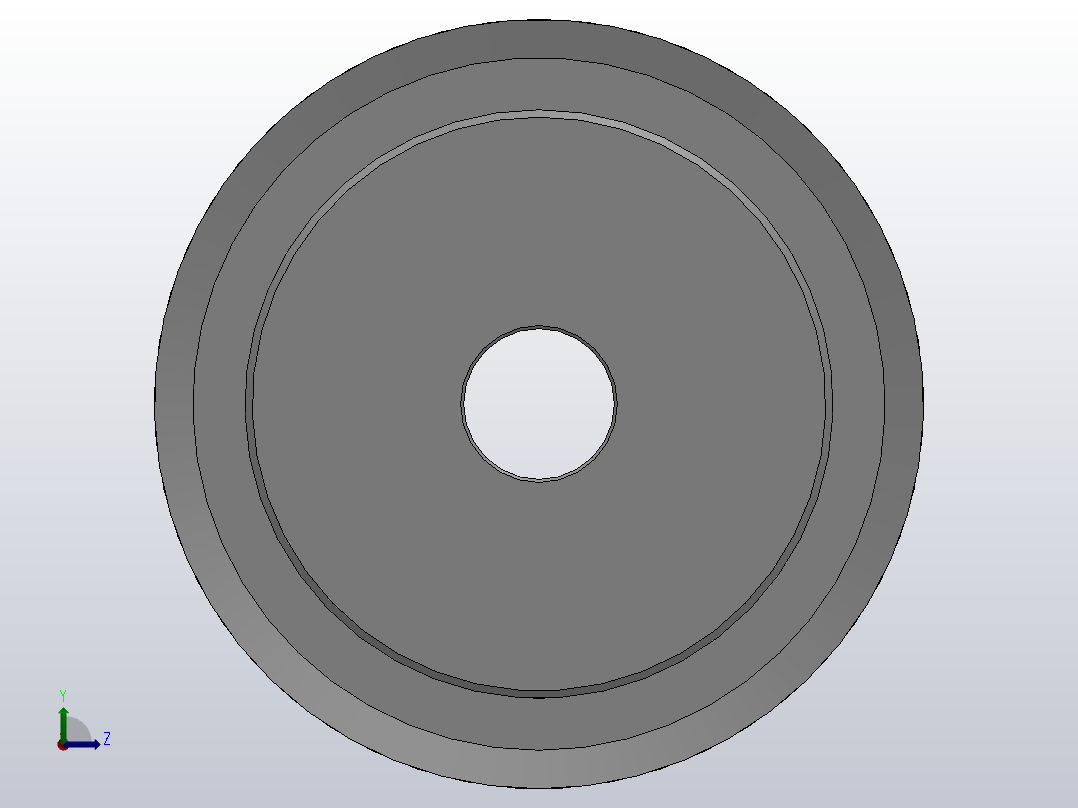 小凸缘型梯形齿同步带轮AT10型_SAT10DC-15-20-dc10-A左视图