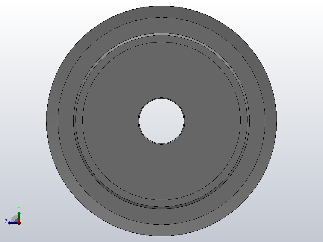 小凸缘型梯形齿同步带轮AT10型_SAT10DC-15-20-dc10-A右视图