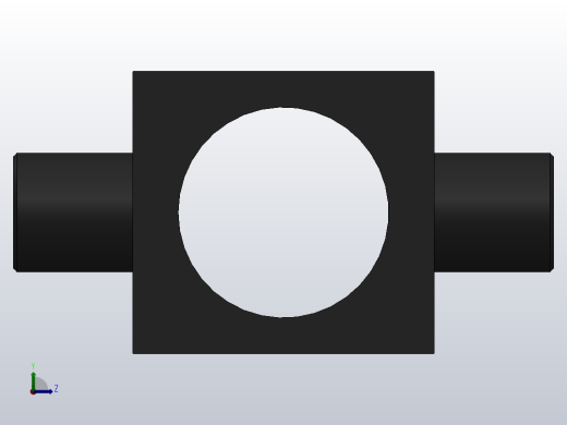 TC中间铰轴[40]气缸附件左视缩略图